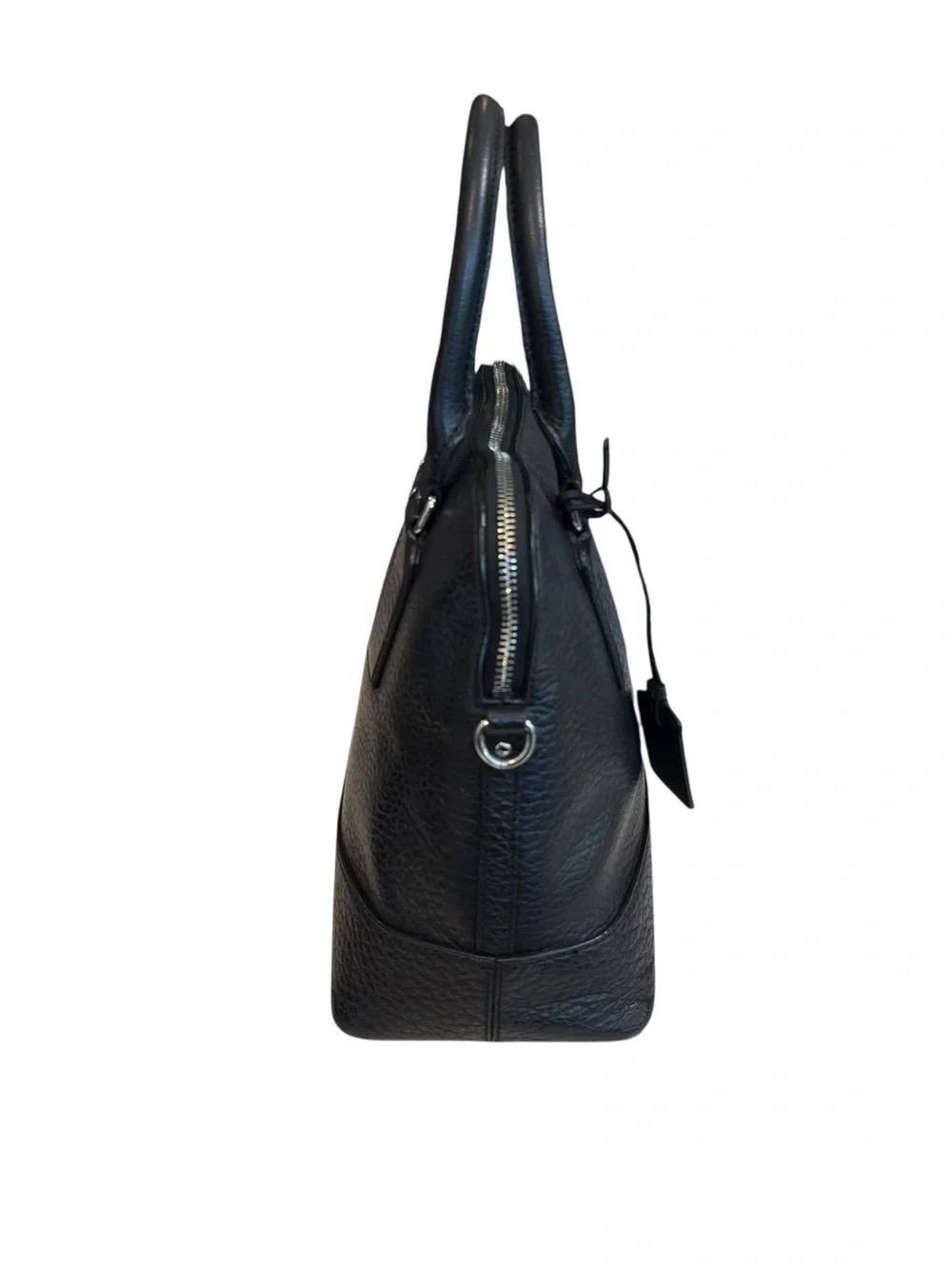 kate spade Bay Street Small Black Rachelle Pebbled Leather Dome Satchel
